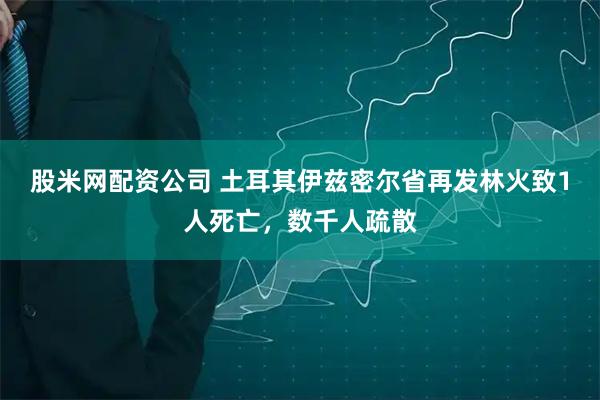 股米网配资公司 土耳其伊兹密尔省再发林火致1人死亡，数千人疏散